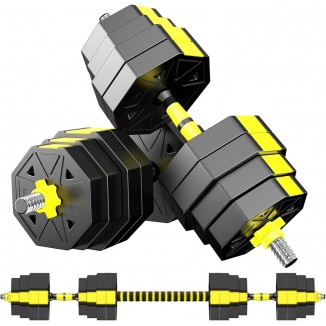 Adjustable Weights Dumbbells Set,Non-Rolling Adjustable Dumbbell