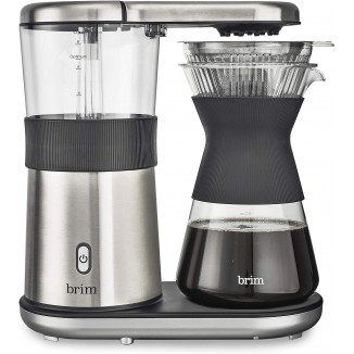 brim 8 Cup Pour Over Coffee Maker Kit, Stainless Steel