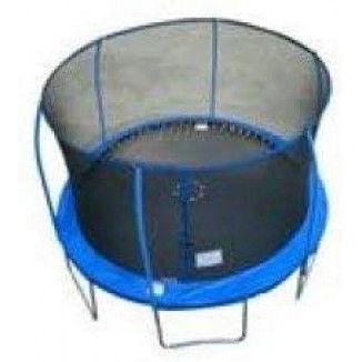Net for 12ft Trampoline, use with 6 Poles and small Top Ring poles (Poles sold separately, Net & Straps Only)