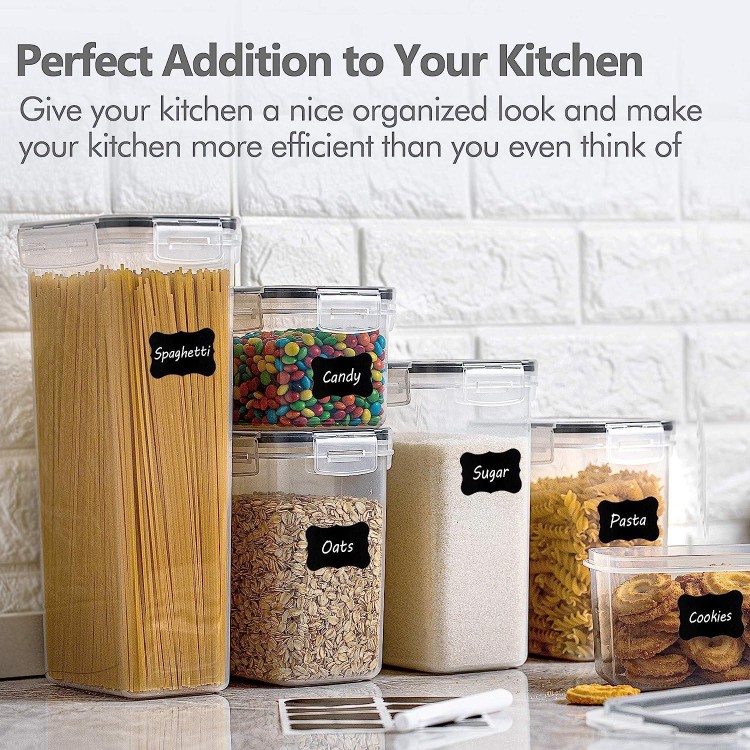 CHEFSTORY Airtight Food Storage Containers with Lids, 8 PCS