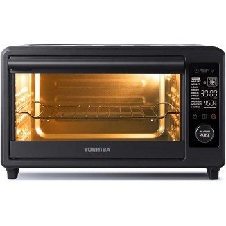 Toshiba TL2-AC25CZA(GR) Air Fryer Toaster Oven, 6-in-1 Digital Convection Oven for 9 Cooking Presets