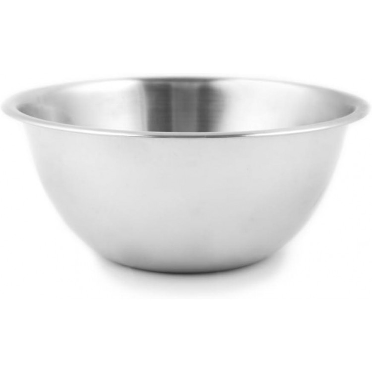 Fox Run Stainless Steel Small Mixing Bowl, 7.25 x 7.25 x 3.75 inches, Metallic