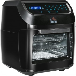 HOMCOM 12 QT Air Fry Oven, 8 In 1 Countertop Oven Combo