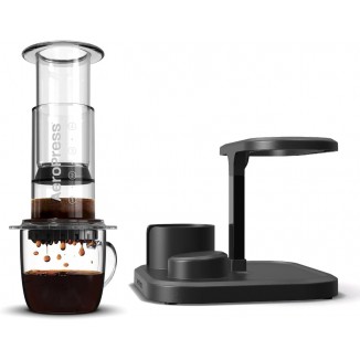 Aeropress Clear Coffee Maker & Organizer Stand Bundle