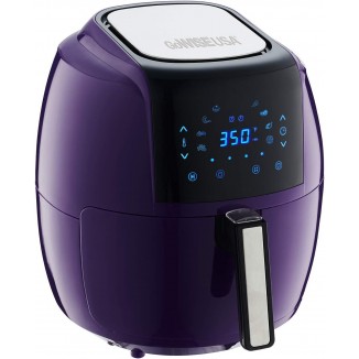 GoWISE USA 5.8-Quart Programmable 8-in-1 Air Fryer XL + Recipe Book