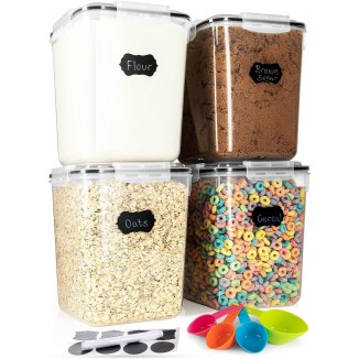 Storeganize Flour Sugar Storage Containers Great Rice Canisters Sets