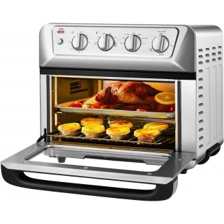 MEDIMALL 21.5 QT Air Fryer Toaster Oven, 7-in-1 Air Fryer Oven Combo