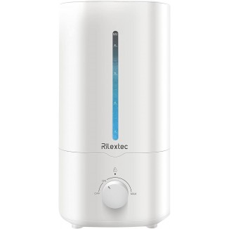 Rilextec Humidifiers for Bedroom Large Room, 4.5L Cool Mist Humidifiers