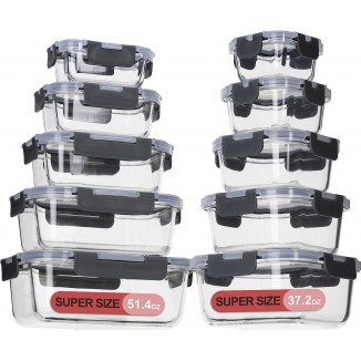 coccot Food Storage Containers Set with Lids Airtight