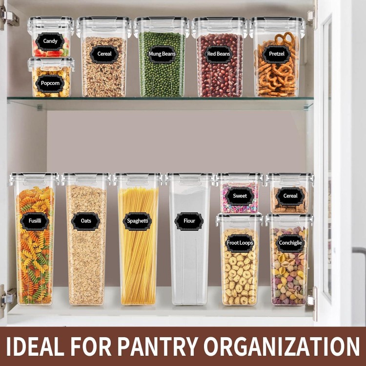 PRAKI Airtight Food Storage Containers Set with Lids - 24 PCS, BPA Free