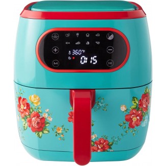 The Pioneer Woman Vintage Floral 6.3 Quart Air Fryer with LED Screen