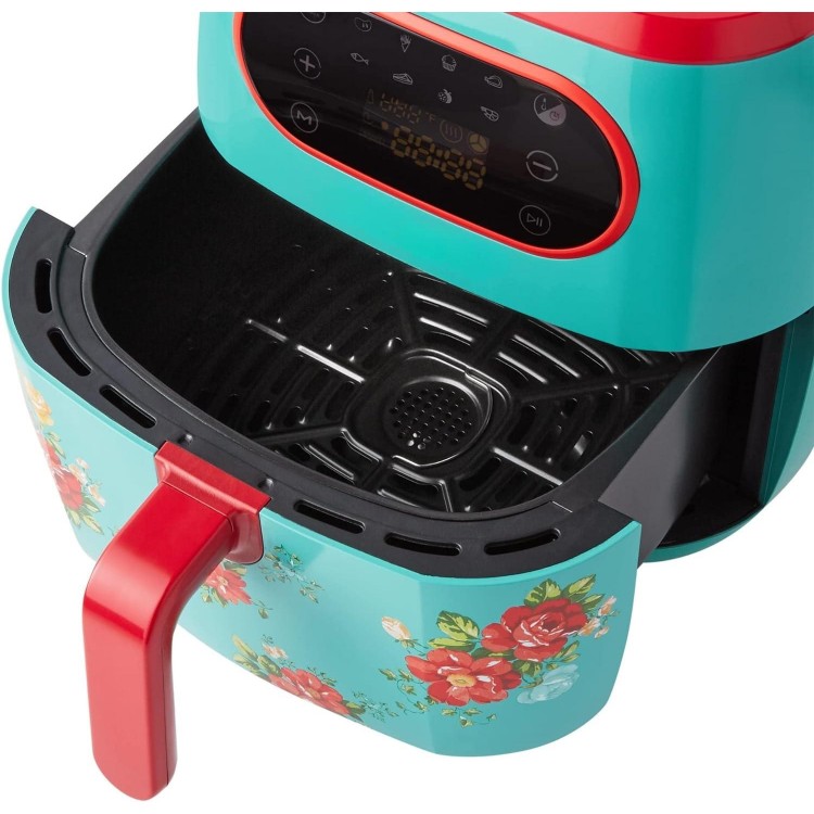 The Pioneer Woman Vintage Floral 6.3 Quart Air Fryer with LED Screen