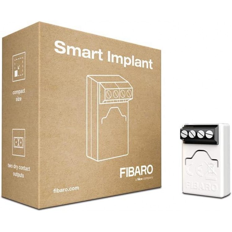 FIBARO Smart Implant Z-Wave Plus Plugin Universal DIY Tool, FGBS-222, doesn't Work with HomeKit