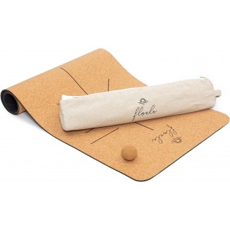 Floele Eco Friendly Yoga mat (183 x 66 x 0.7 cm) Extra Wide & Thick Exercise Mat - Non Toxic & Non slip Yoga Mat