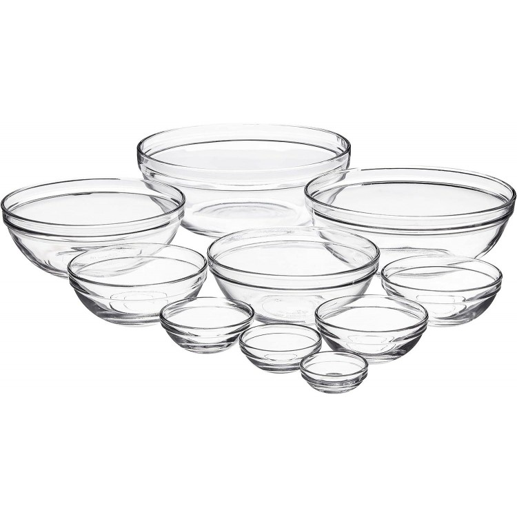 Anchor Hocking 10 Piece Mixing Bowl Set, Nesting Serving Bowls & Mixing Bowls