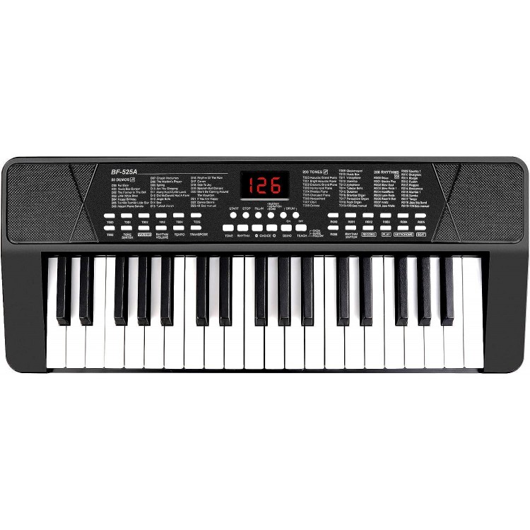 37 Keys Built-in 1200mA Rechargeable Battery Electronic Piano Keyboard Portable