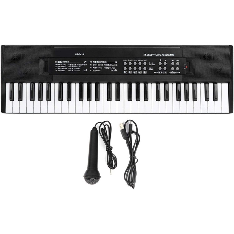 54‑Key Electronic Piano Keyboard,Portable Electronic Organ for Beginners