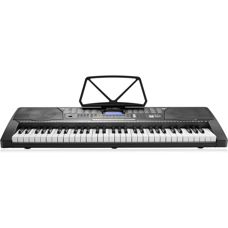 Ashthorpe 61-Key Digital Electronic Keyboard Piano with Full-Size Light Up Keys