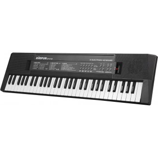 RUSUO 61 Keys Digital Music Electronic Keyboard Multifunctional Electric Piano