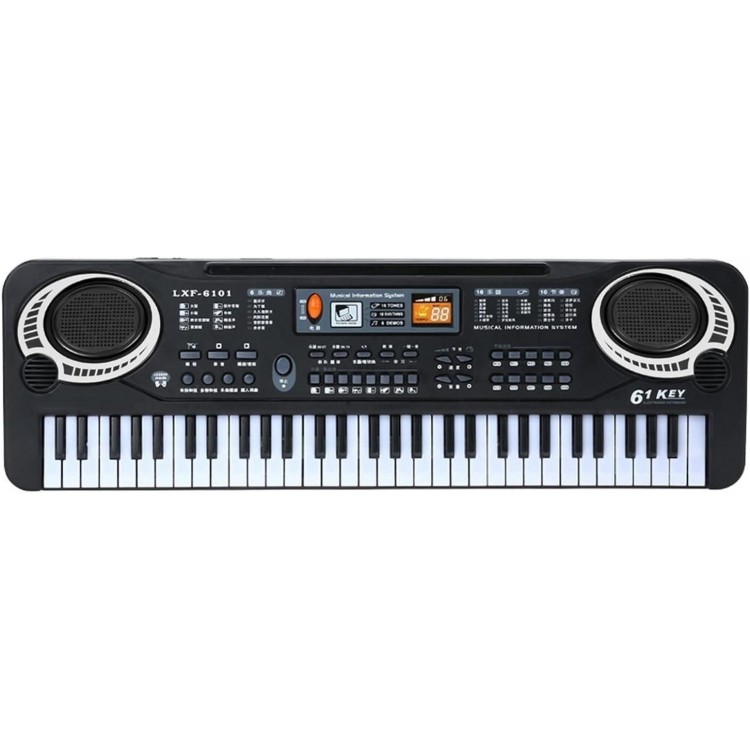 61 Keys Digital Music Electronic Keyboard Electric Piano With Microphone