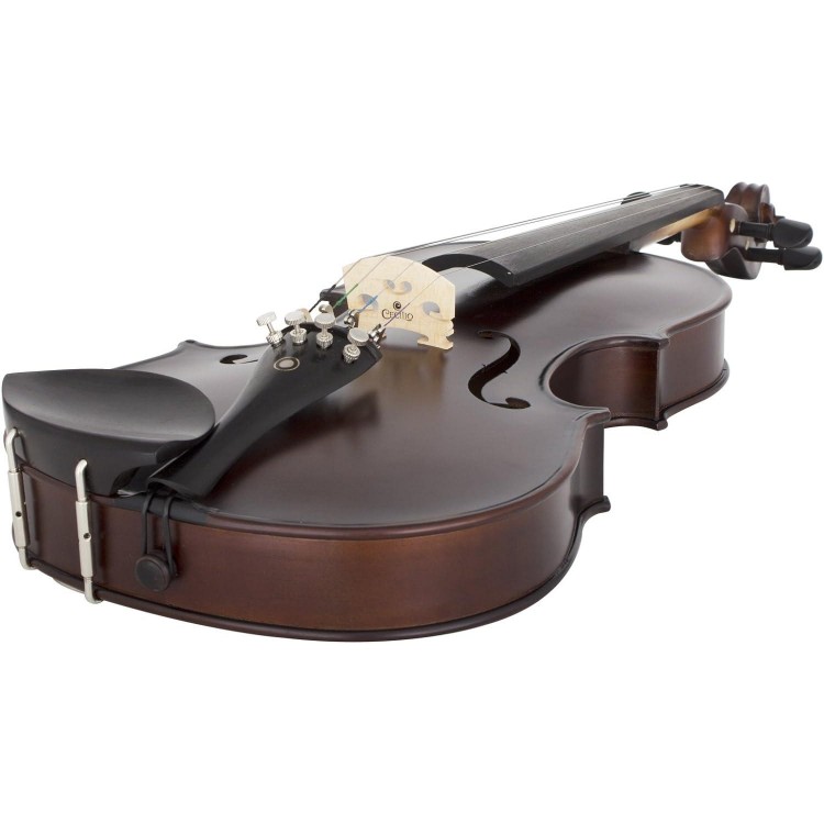 Cecilio CVN-EAS Ebony Fitted Solidwood Violin in Satin Antique