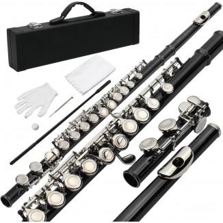 C Closed Hole Flute 16 Keys Flutes Kit for Students, Professionals & Beginner