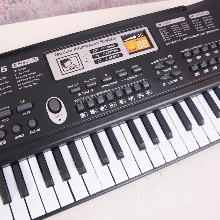 HUIOP 61Keys Electronic Keyboard,Music Electronic Keyboard Electric Piano