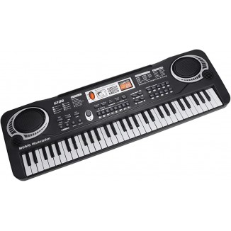 61 Key Electronic Keyboard Piano Musical Instrument With Microphone