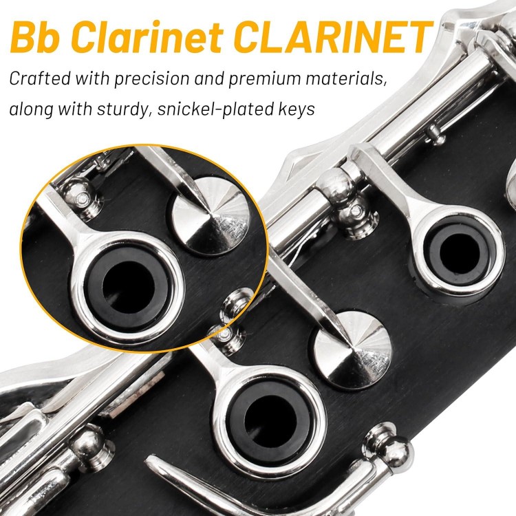 LOMUTY Bb Clarinet, Best Beginners Clarinet For Students, Adults And Kids