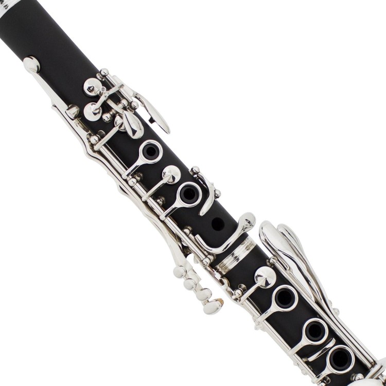 Mendini By Cecilio B Flat Beginner Student Clarinet With 2 Barrels, Case