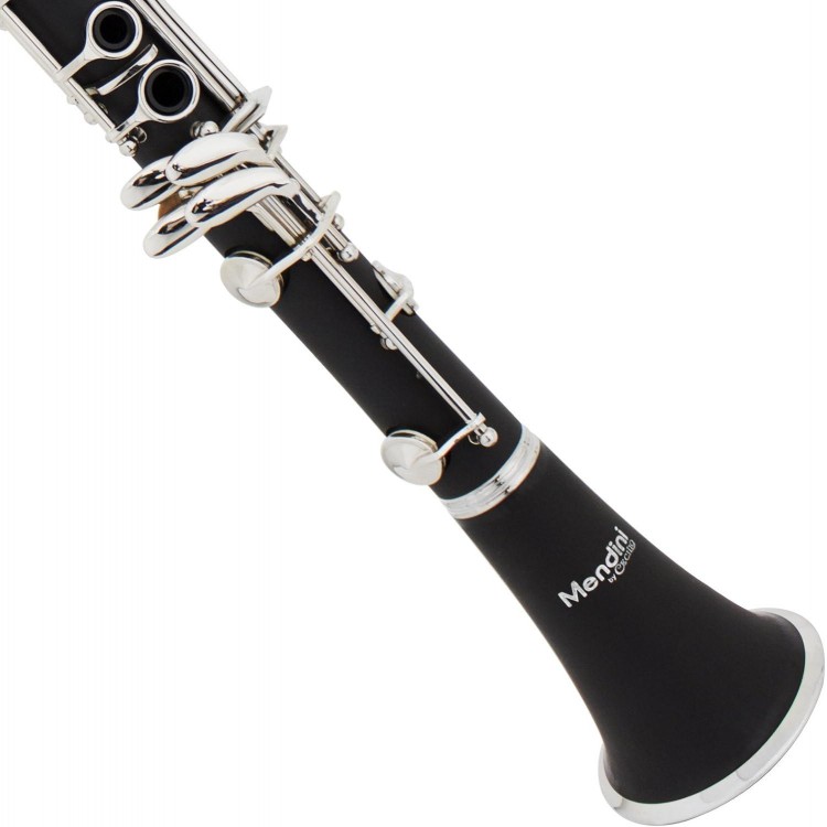 Mendini By Cecilio B Flat Beginner Student Clarinet With 2 Barrels, Case