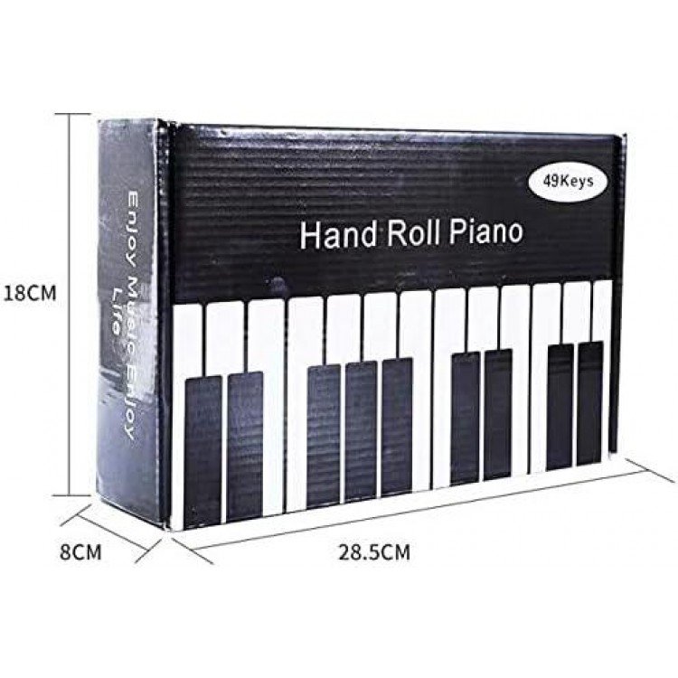 Portable Electronic Piano 49 Keys Soft Keyboard Piano For Beginners