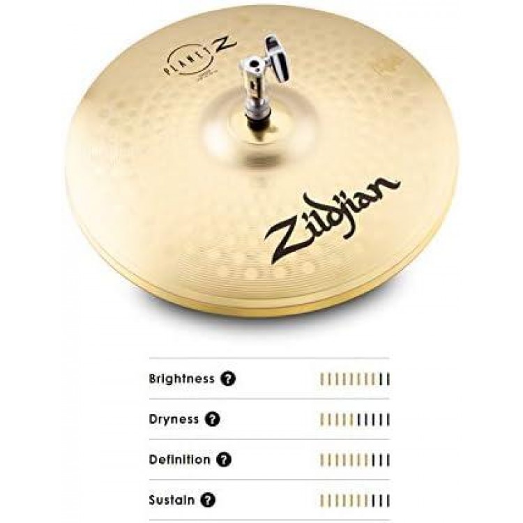 Avedis Zildjian Company Planet Z HiHat Cymbal Pair, New 2020, 14
