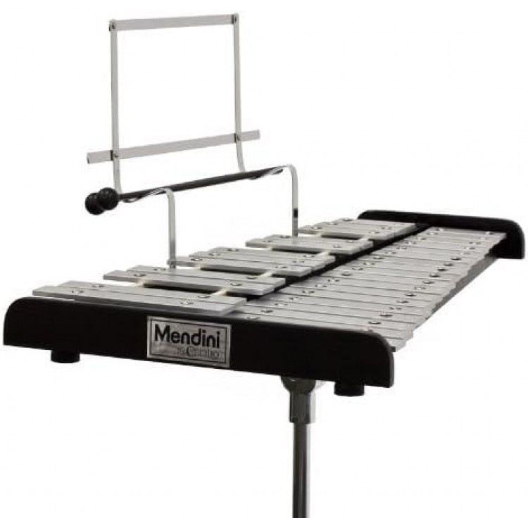 Mendini by CECILIO Student Beginner Glockenspiel Bell Kit with Muted