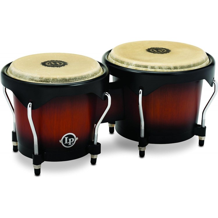 Latin Percussion LP601NY-VSB LP City Wood Bongos - Vintage Sunburst