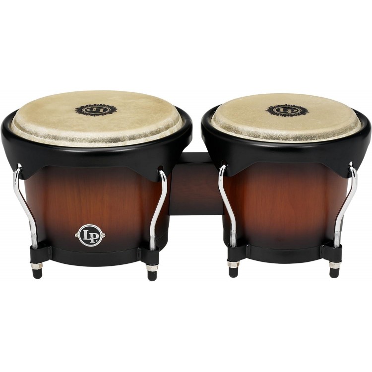 Latin Percussion LP601NY-VSB LP City Wood Bongos - Vintage Sunburst