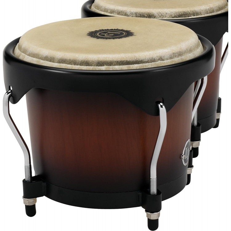 Latin Percussion LP601NY-VSB LP City Wood Bongos - Vintage Sunburst