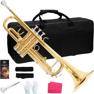 LOMUTY Standard Bb Trumpet For School Band Orchestra Brass Trumpet