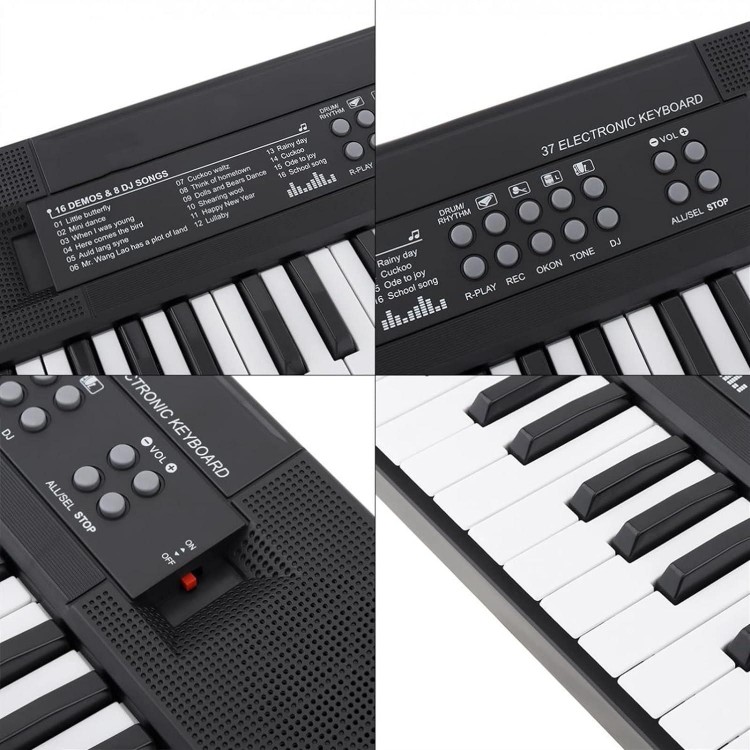 37Keys Electronic Keyboard Piano Digital Music Key Board With Microphone