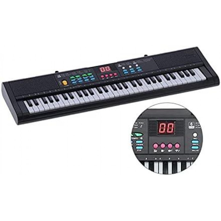 61 Keys Electronic Digital Music Piano Multifunctional with Microphone