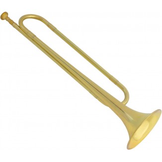Youngster Horn Battle Trumpet Brass Musical Instrument School Band Cavalry