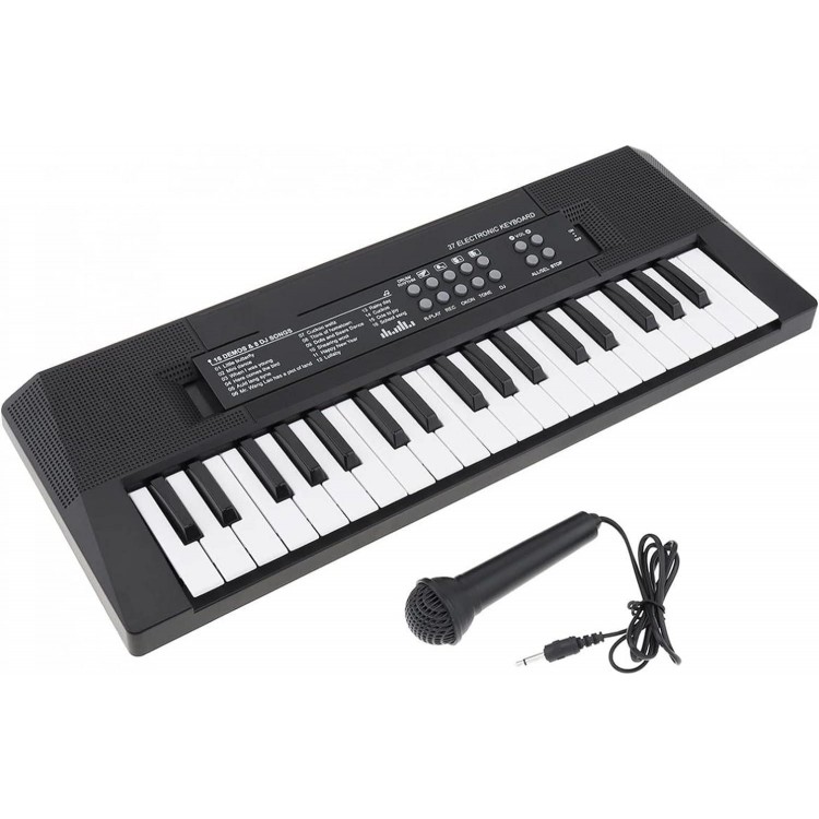 37 Keys Electronic Keyboard Piano Digital Music Key Board With Microphone