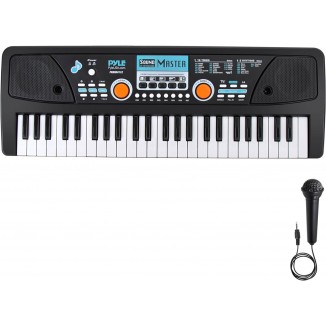 Pyle Electric Keyboard Piano 49 Keys - Portable Digital Musical Piano Keyboard