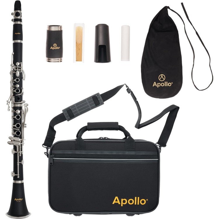 Apollo Clarinet in ABS plastic with nickel-plated keys, complete with case