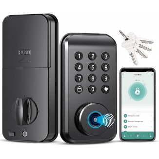 Smart Locks for Front Door, 4-in-1 Keyless Entry Door Lock