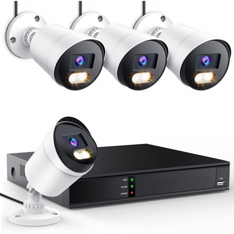 EZFIX H.265+Wired Security Camera System