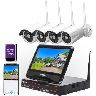 10CH Expandable All in one Wireless Security Camera System