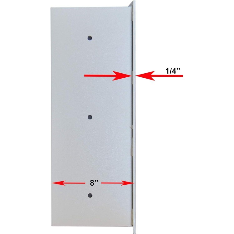 BUYaSafe WES2113-DF Fire Resistant Electronic Wall Safe