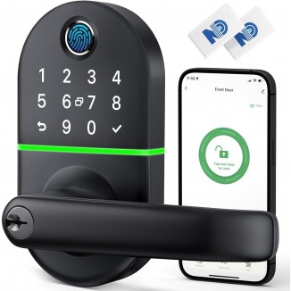 Fingerprint Smart Door Lock - Keyless, Keypad Entry - Biometric, Easy Install