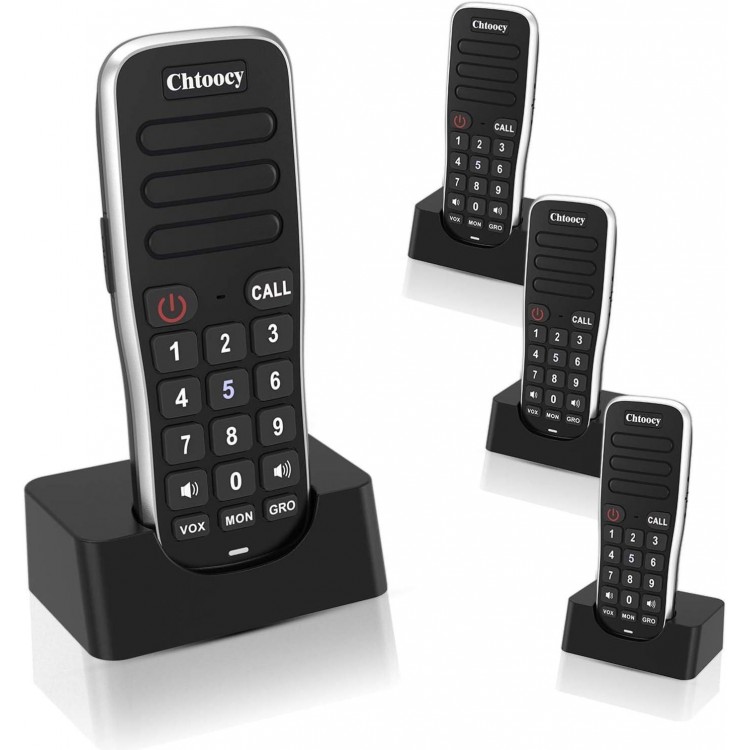 Chtoocy Rechargeable Handheld Wireless Intercom System